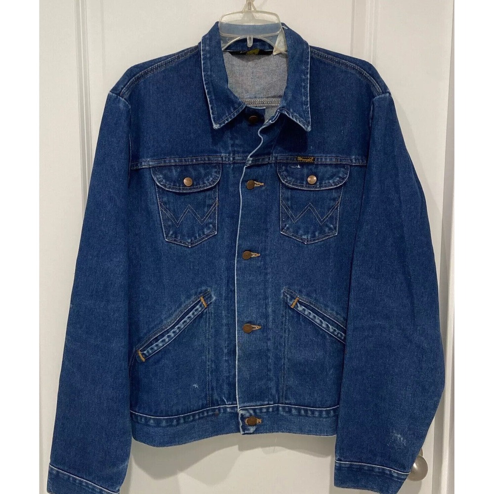 Vntg 80's Men's Wrangler Jacket Size 44L